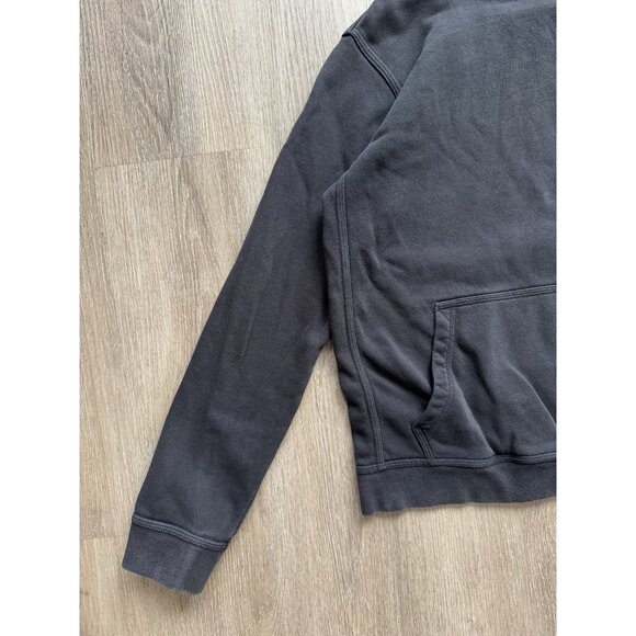 Rare Vintage Y2K Nike Swoosh Black Hoodie Youth XL Black Sweater Sports - Picture 4 of 8